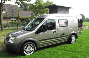 ford transit connect camper pop top